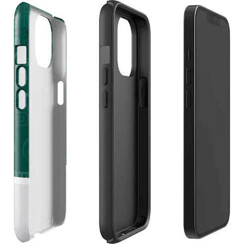 Michigan State University Jersey Split iPhone 15 Impact Case